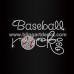 Baseball Rocks Rhinestone Iron On Transfers